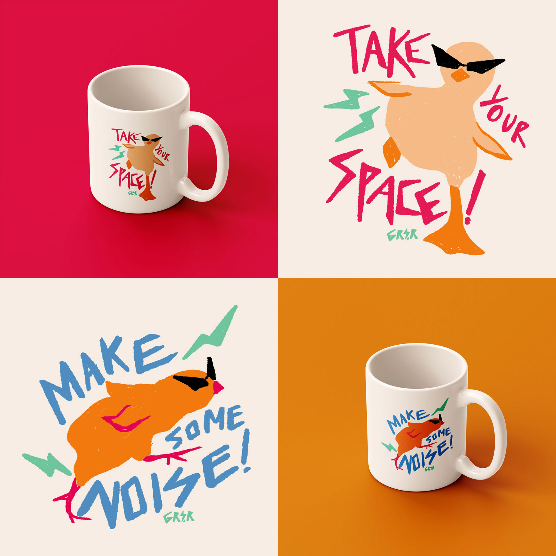 GR!R mug design