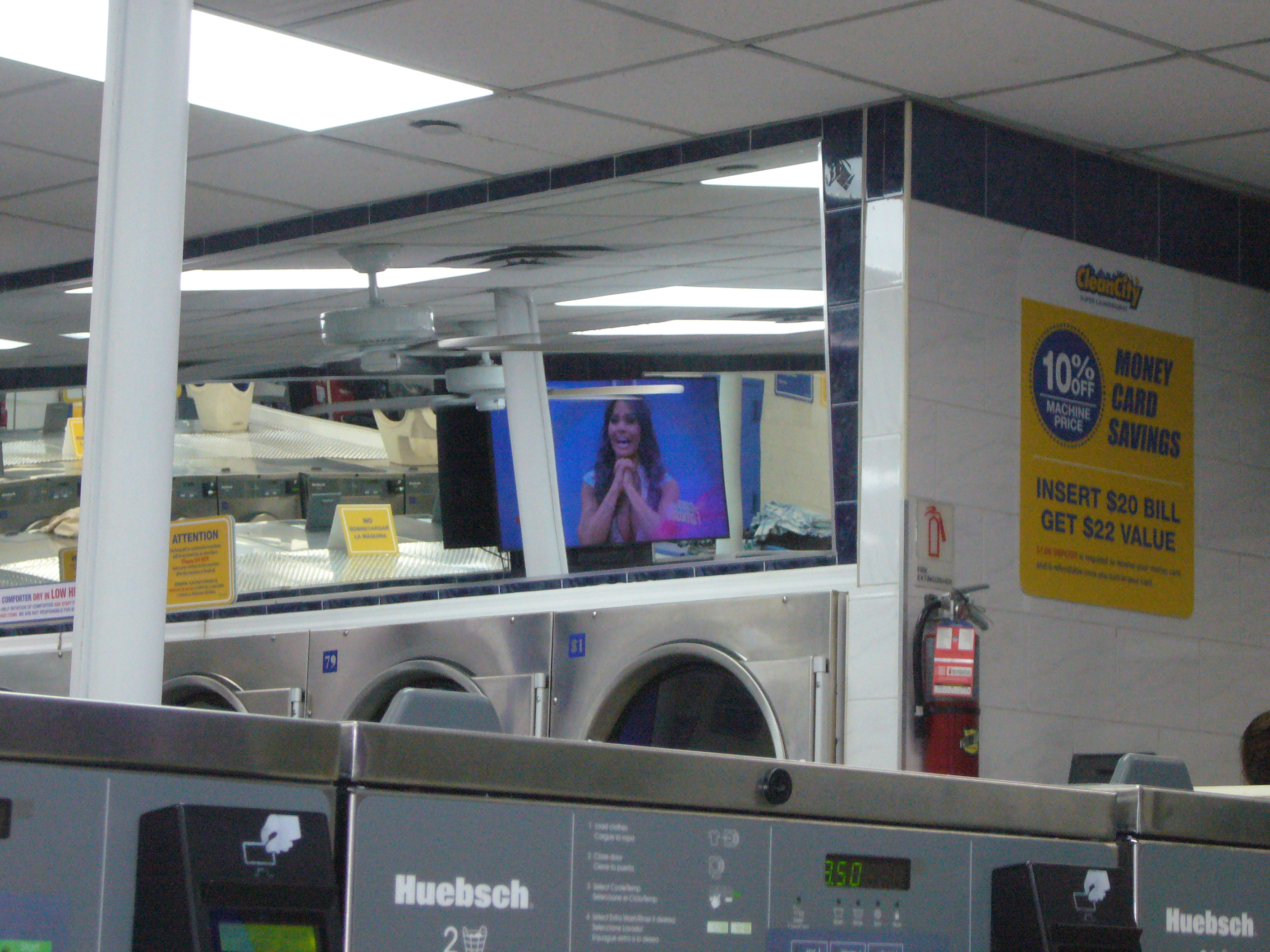 domestic prayers — R: A laundromat in Queens, New York City
