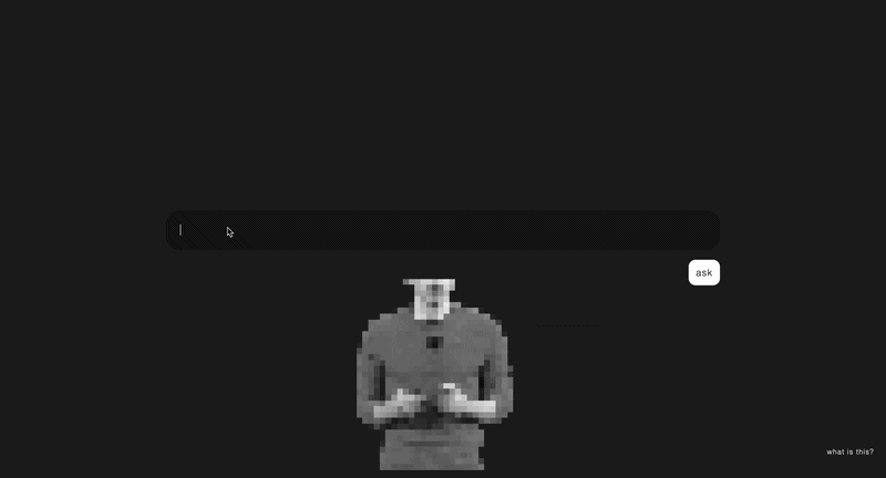 Ask Portal typing