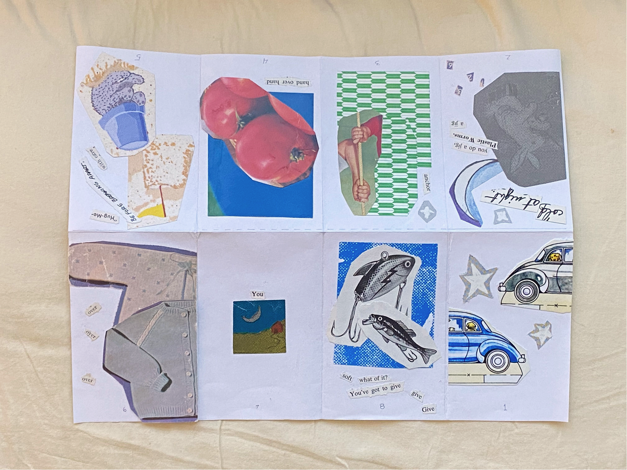 zine unfolded